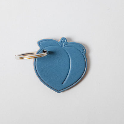 Leather Peach Key Fob