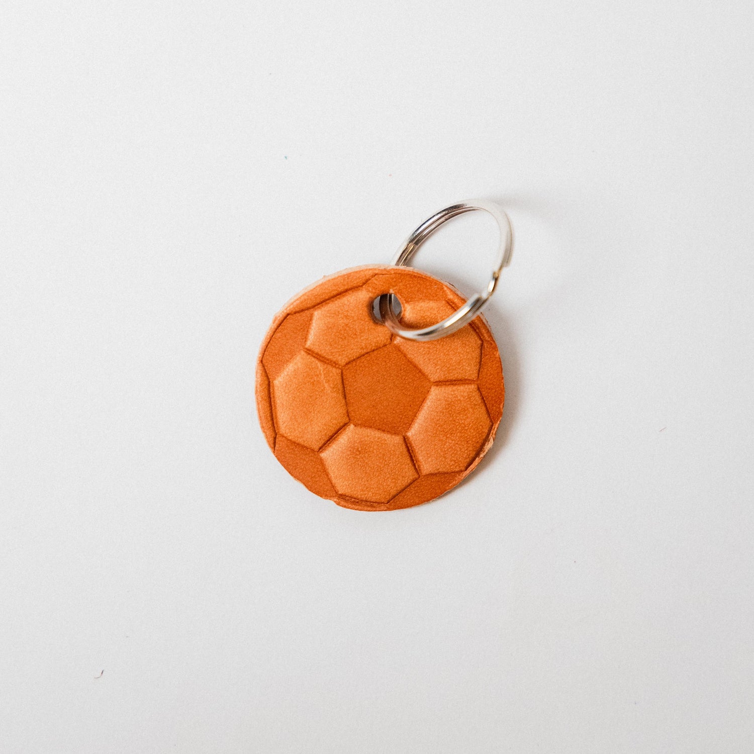 Leather Soccer Ball Fob