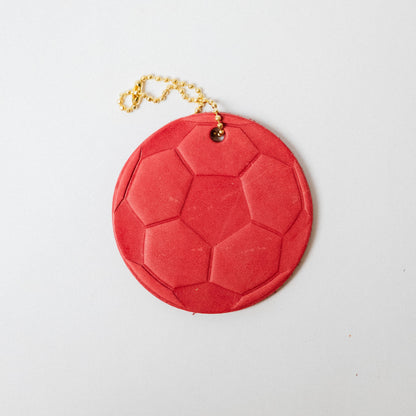 Leather Soccer Ball Tag