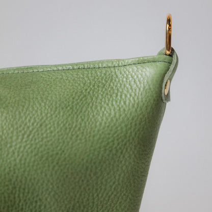 Matcha Bulldog Mini Zip-Top Bucket Bag