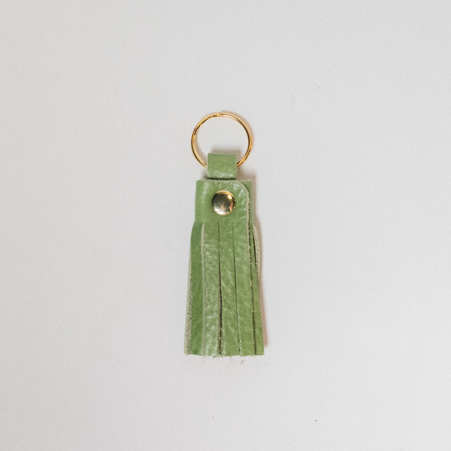 Matcha Bulldog Tassel Keychain