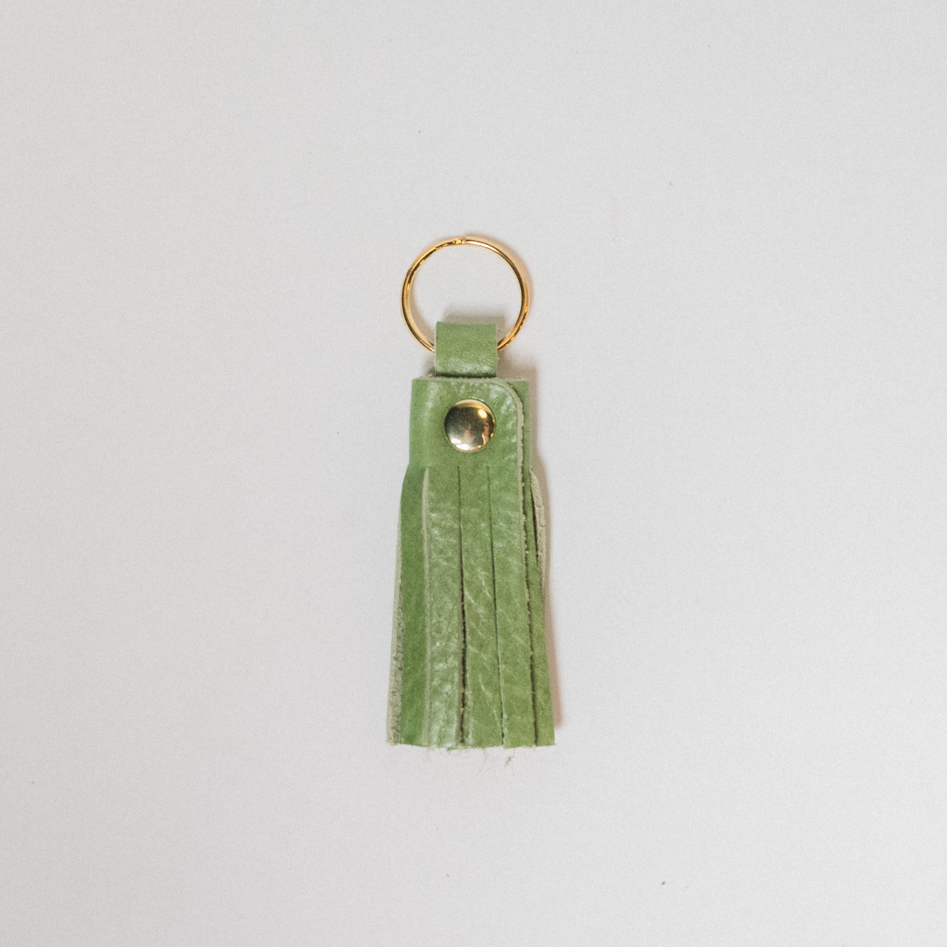 Matcha Bulldog Tassel Keychain