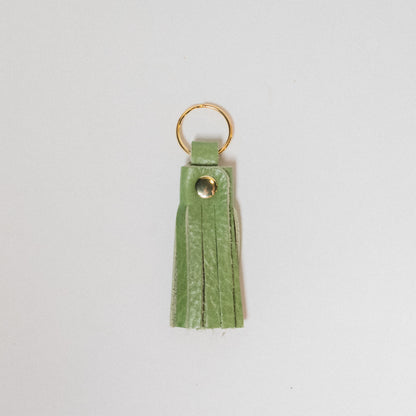 Matcha Bulldog Tassel Keychain