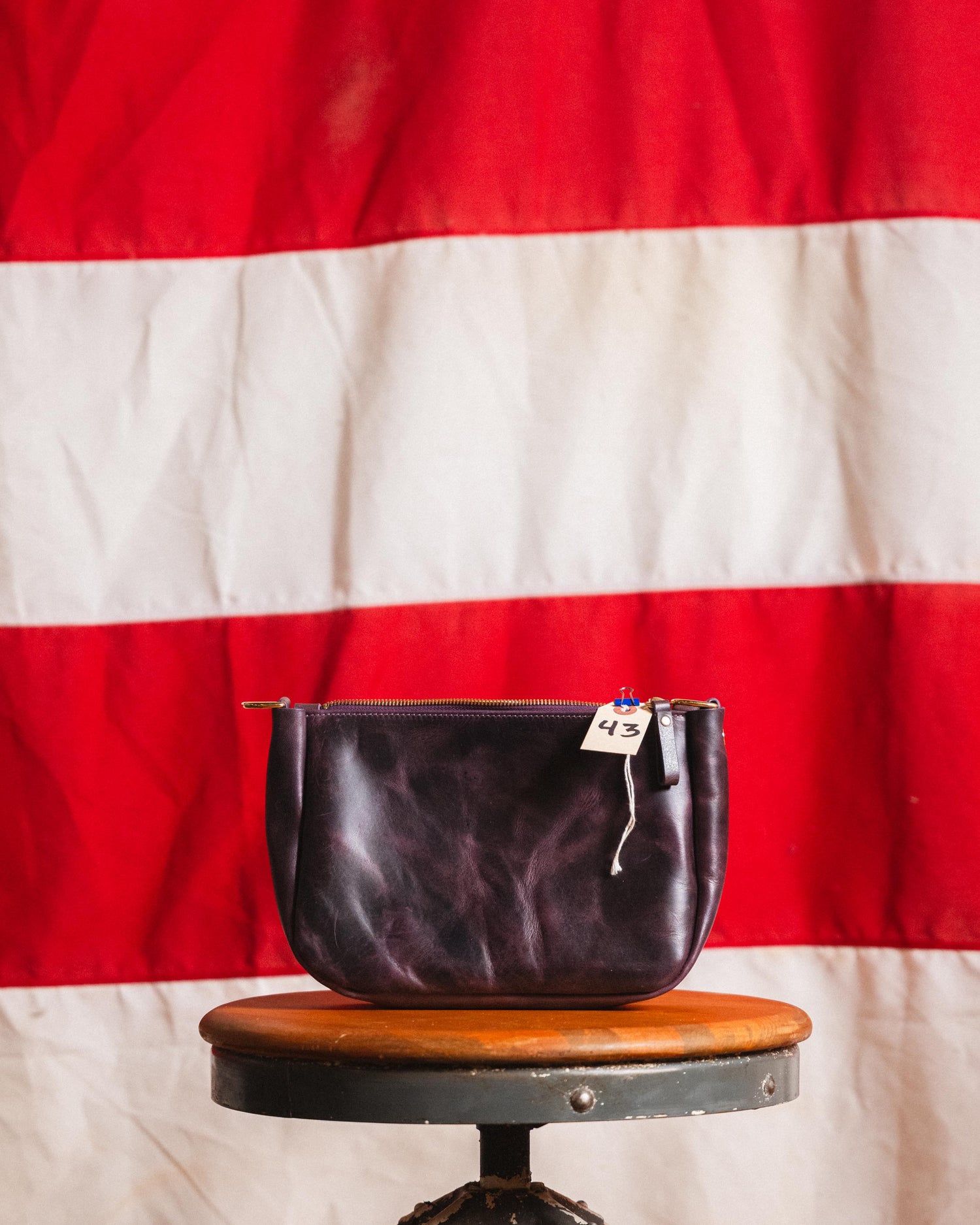 43. Glossy Purple Medium Crossbody Bag