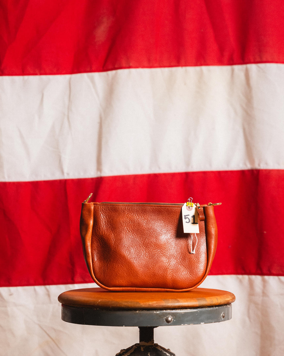 51. Whiskey Navajo Bison Medium Crossbody Bag
