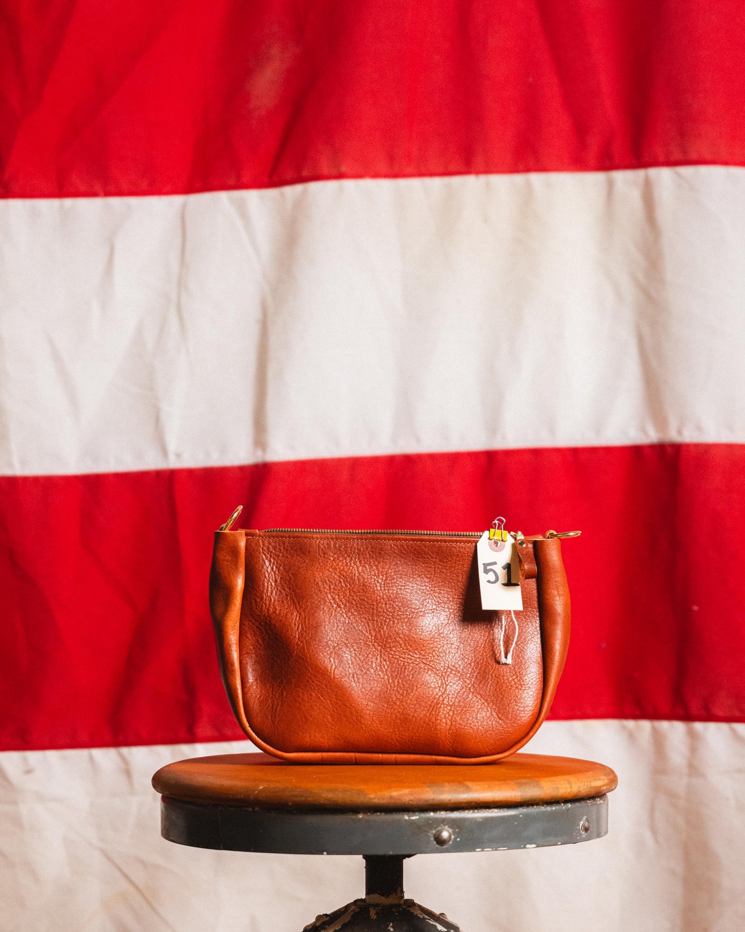 51. Whiskey Navajo Bison Medium Crossbody Bag