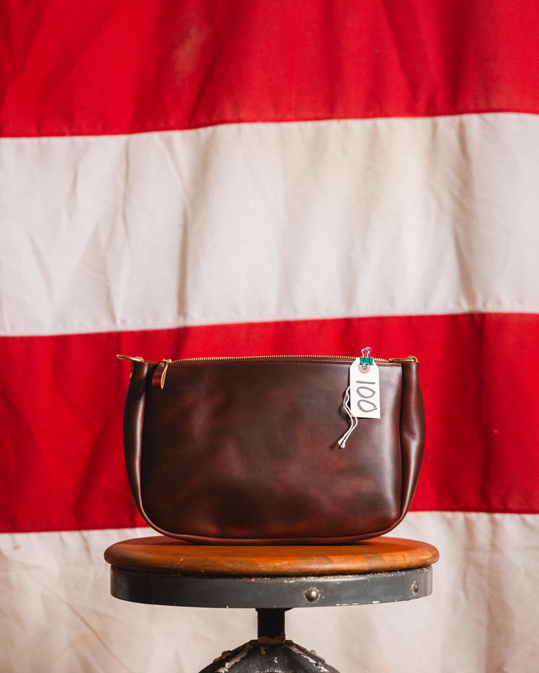100. British Tan Double Shot Crossbody Bag