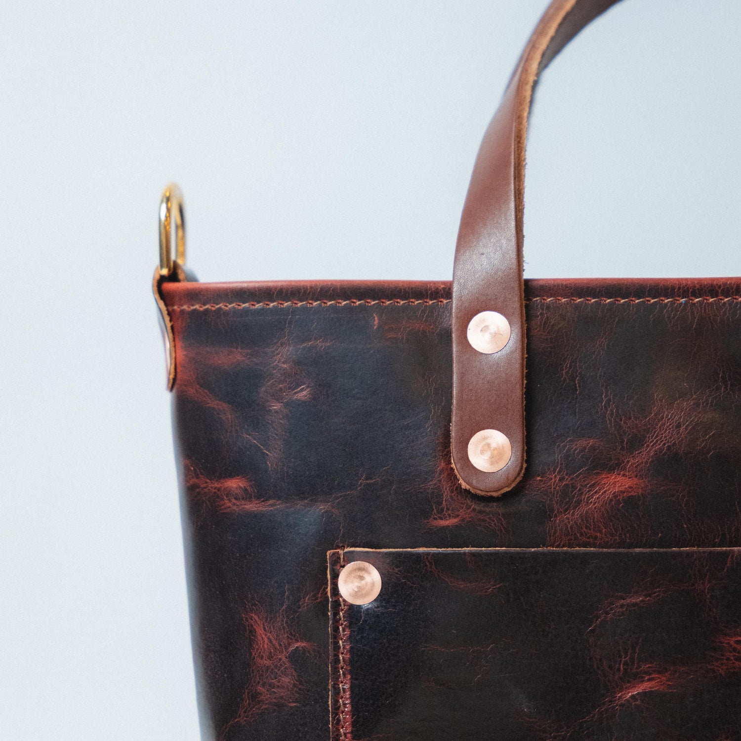 Rustic Bison Mini Travel Tote