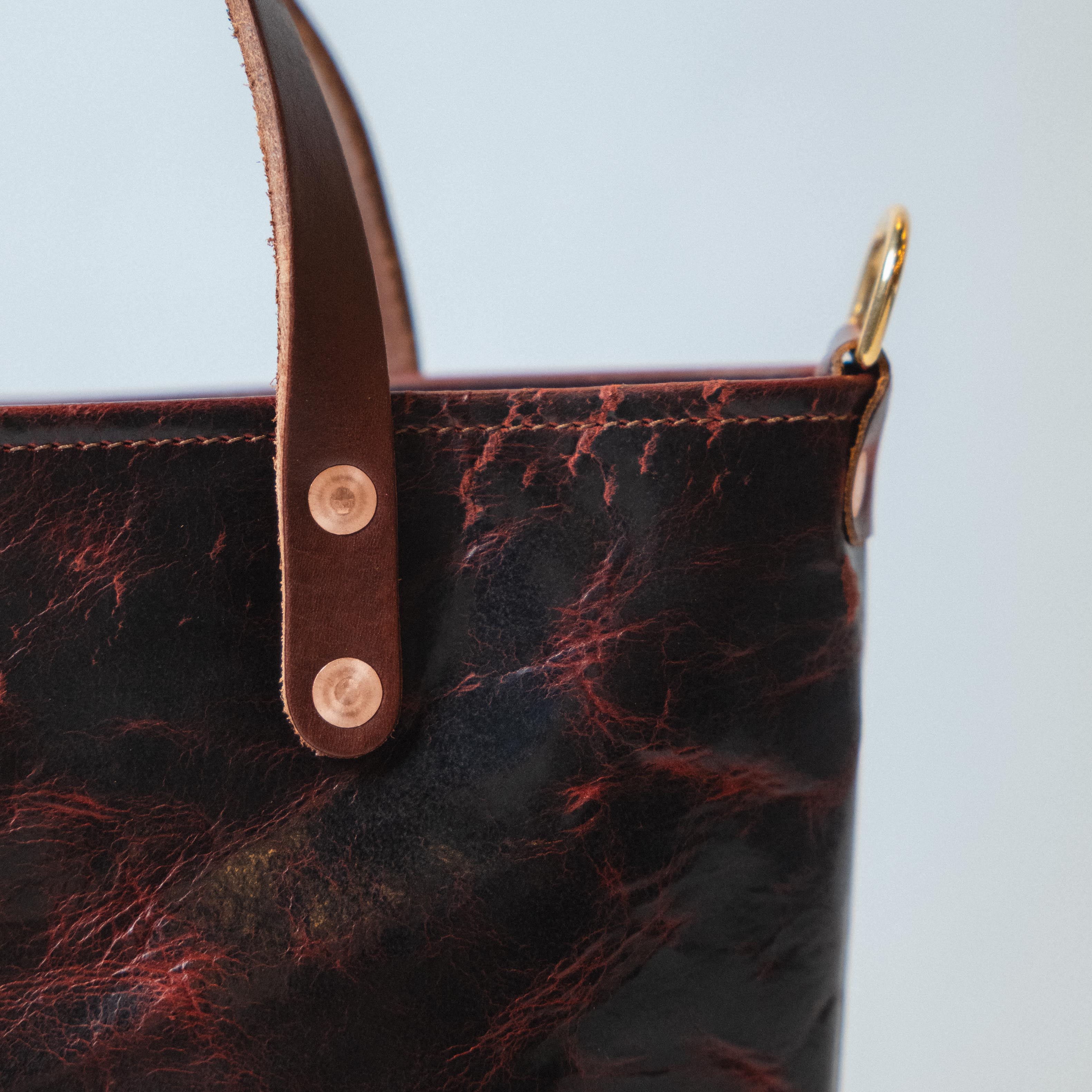 Rustic Bison Mini Travel Tote