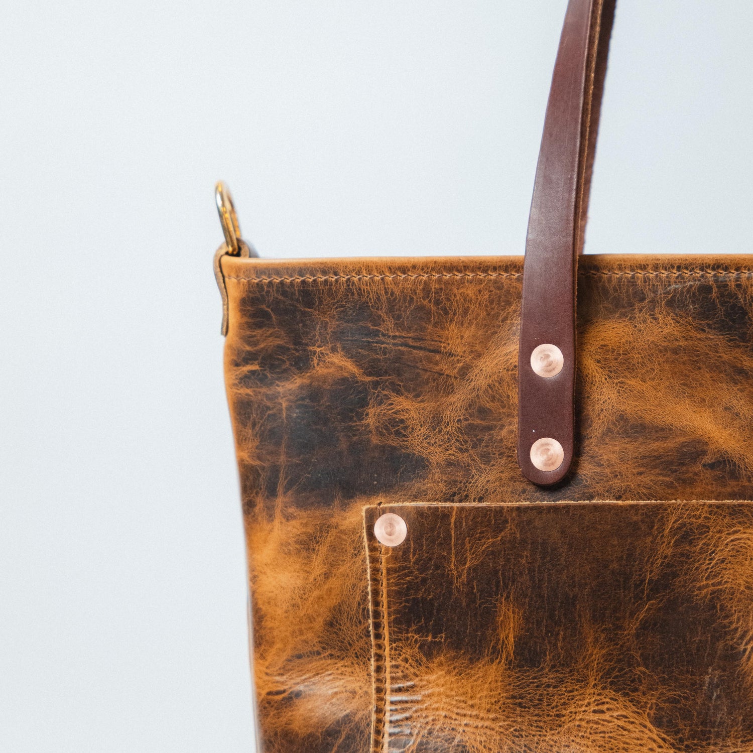 Rustic Bison Travel Tote