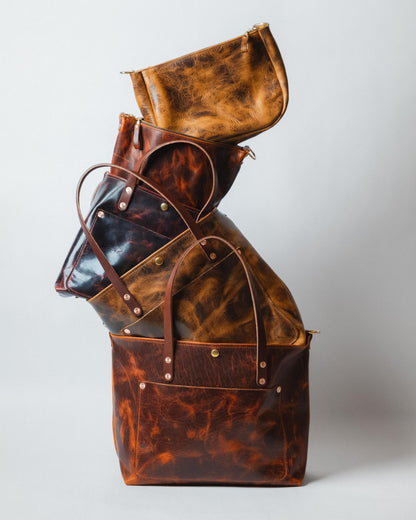 Rustic Bison Travel Tote