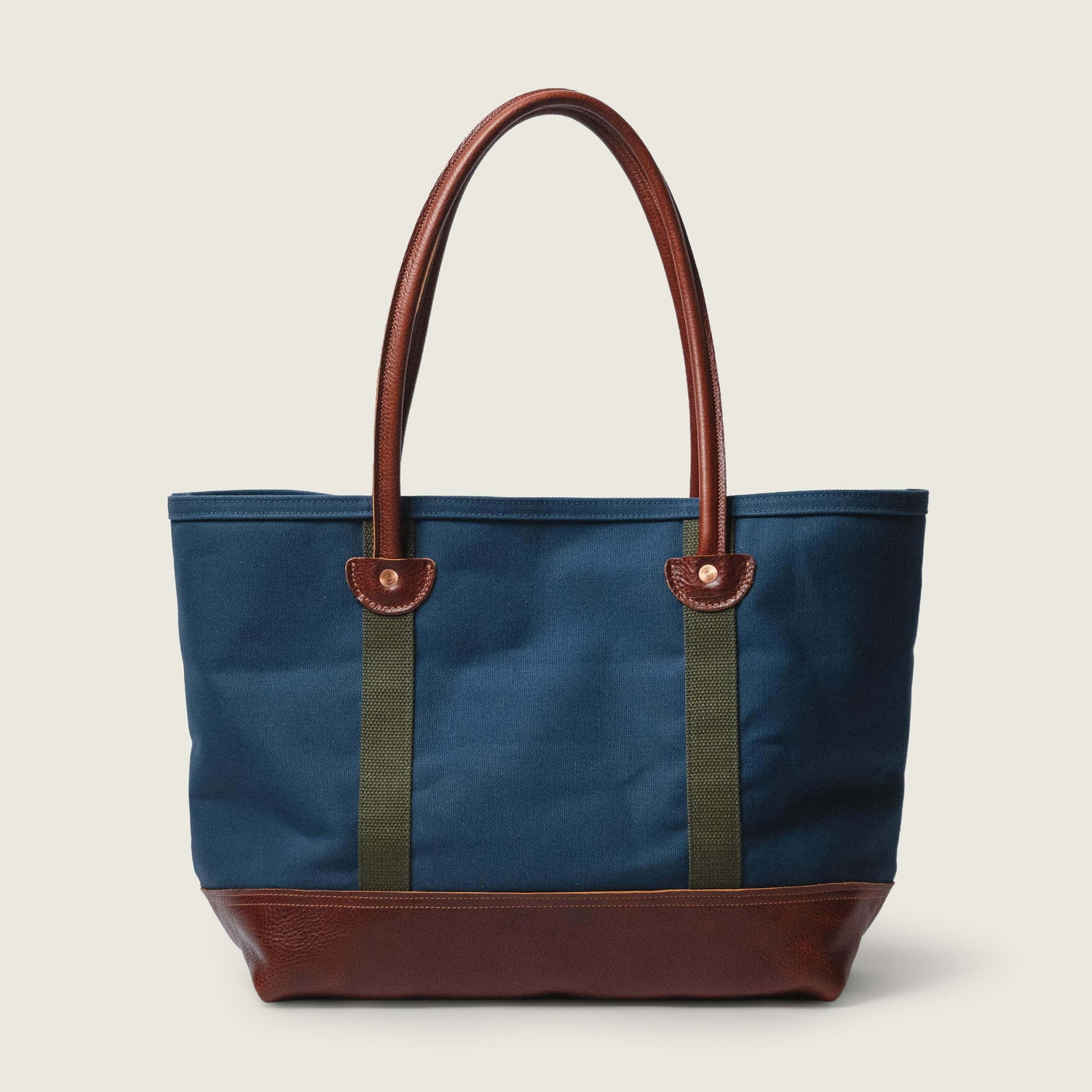 Canvas &amp; Leather Panel Tote