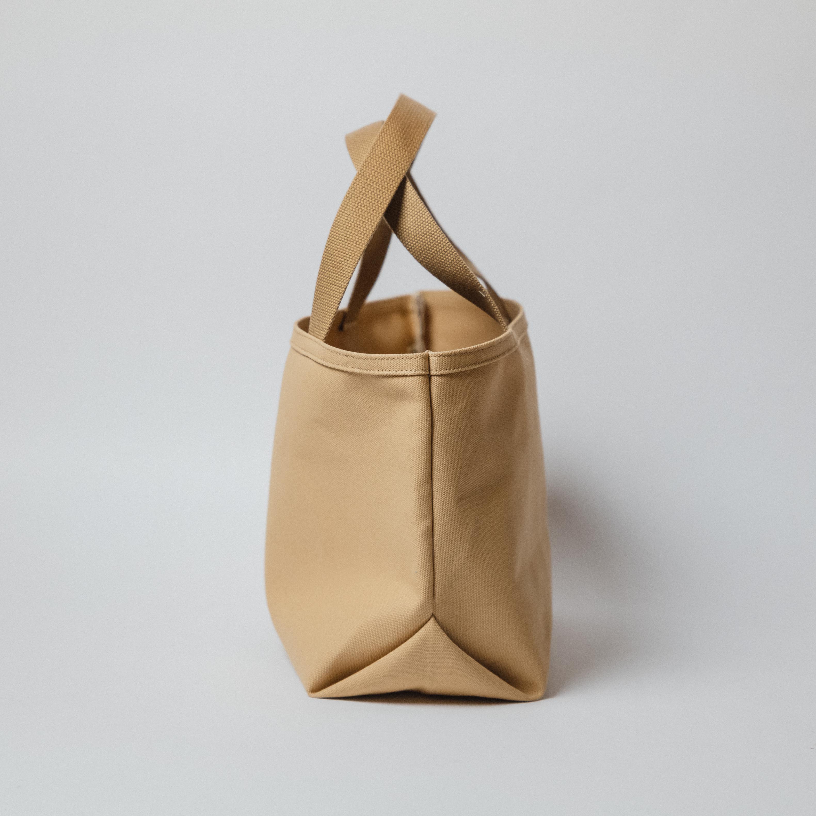 Field Tan Canvas Shopping Tote