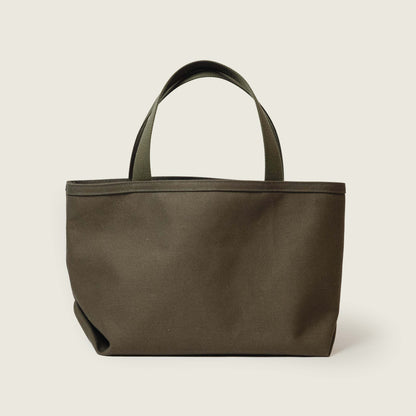 Green Canvas Shopping Tote