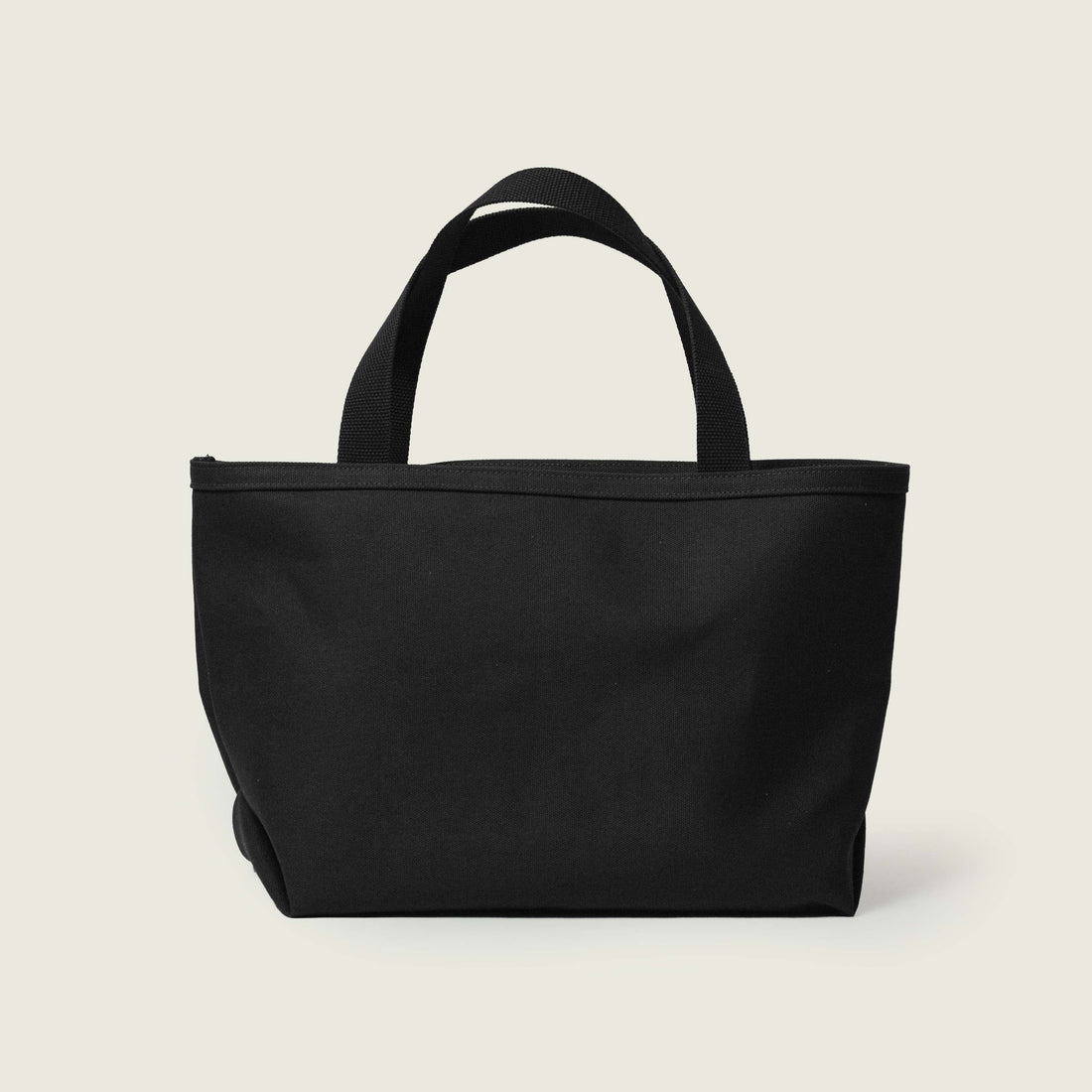 Black Canvas Shopping Tote