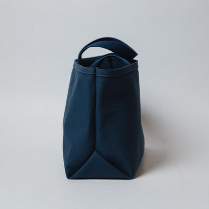 Navy Canvas Shopping Tote