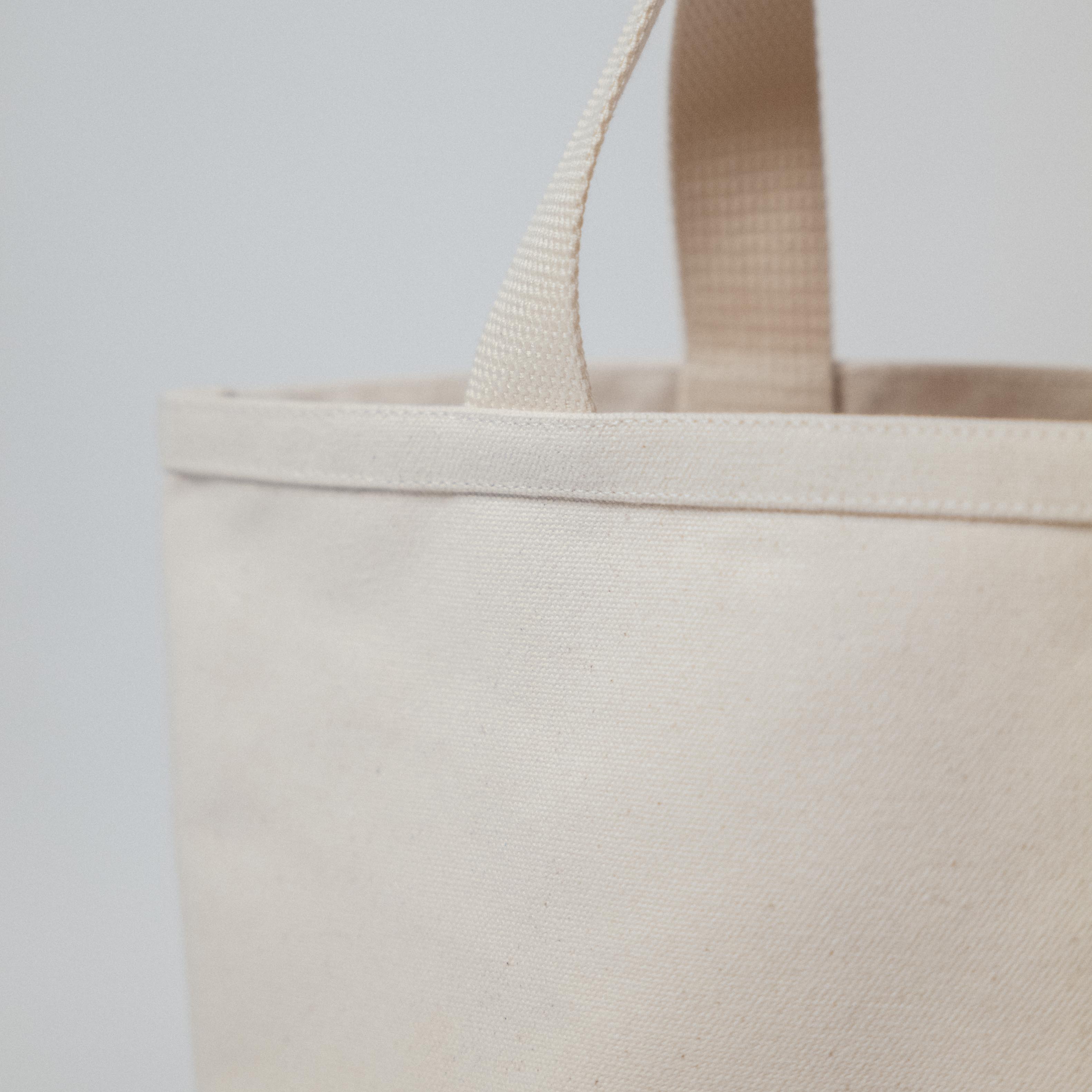 Natural Canvas Shopping Tote