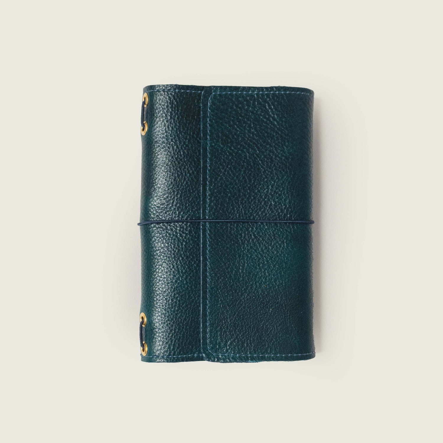 Dark Teal Bulldog Pocket Travel Journal