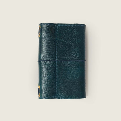 Dark Teal Bulldog Pocket Travel Journal