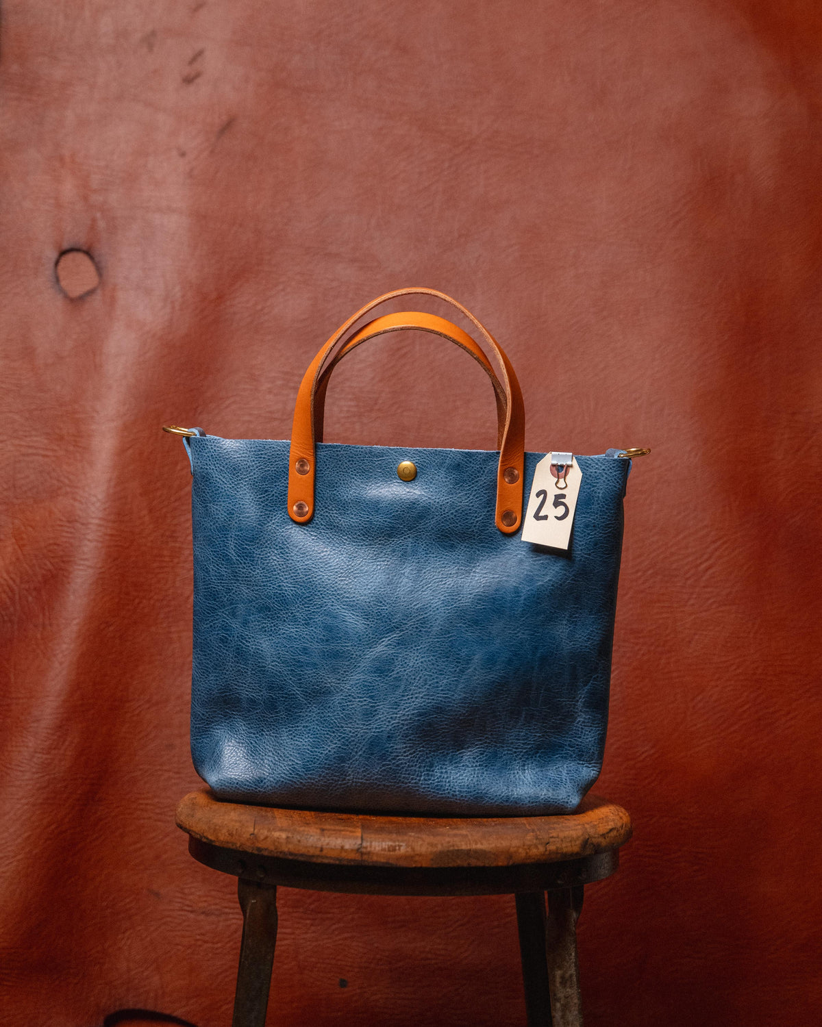 25.  French Blue Bulldog Mini Tote