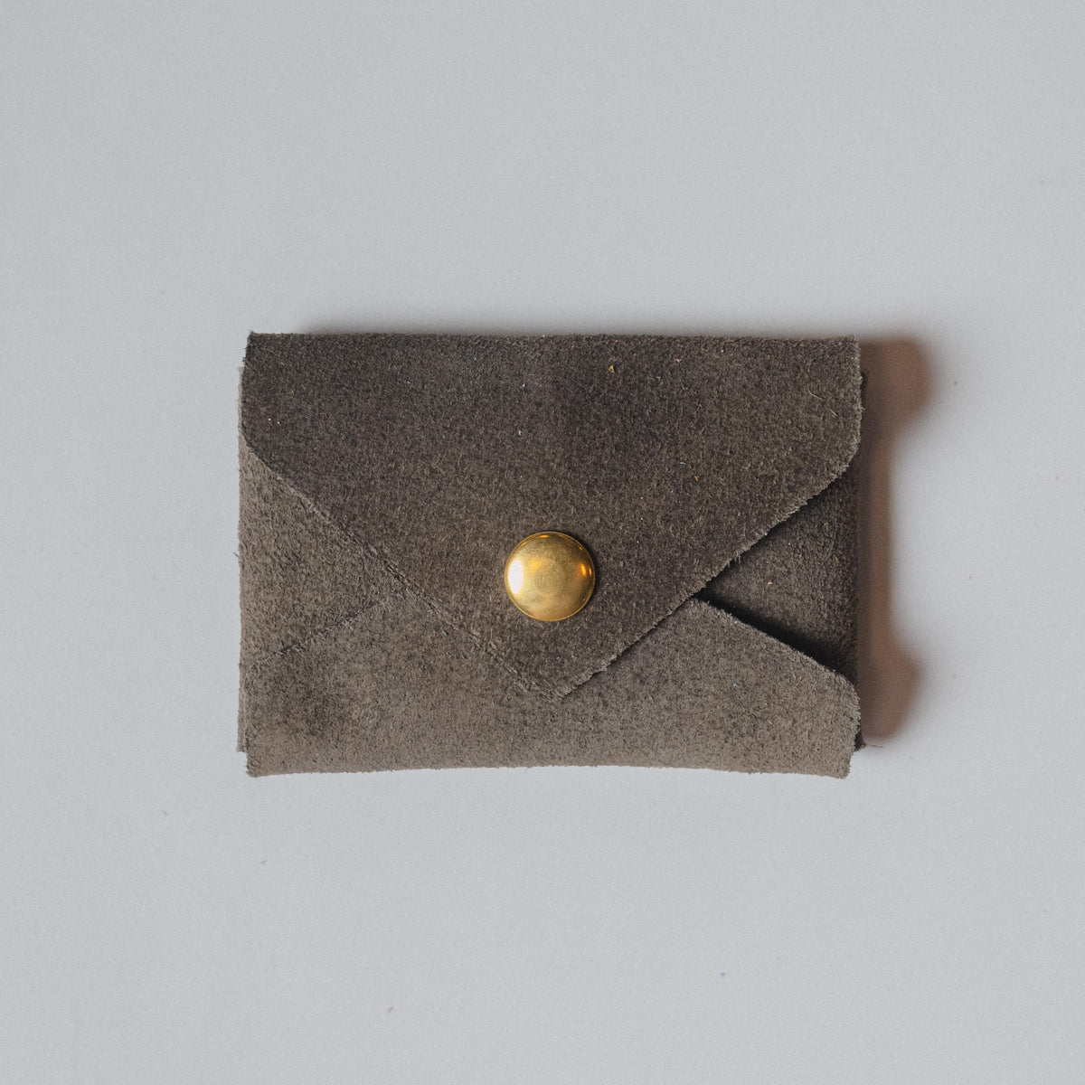 Roughout Charcoal Bulldog Card Envelope