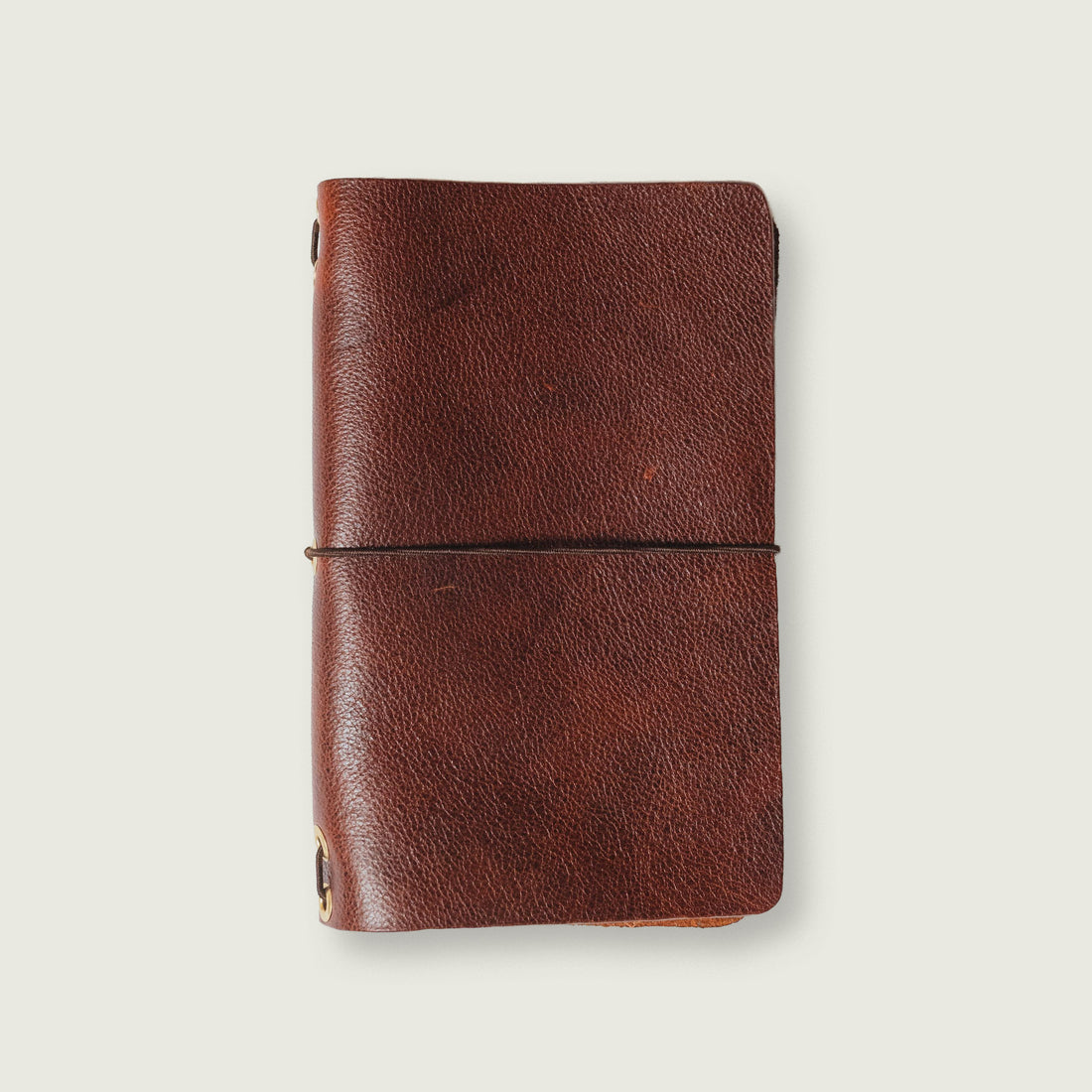 Dark Tan Bulldog Travel Notebook