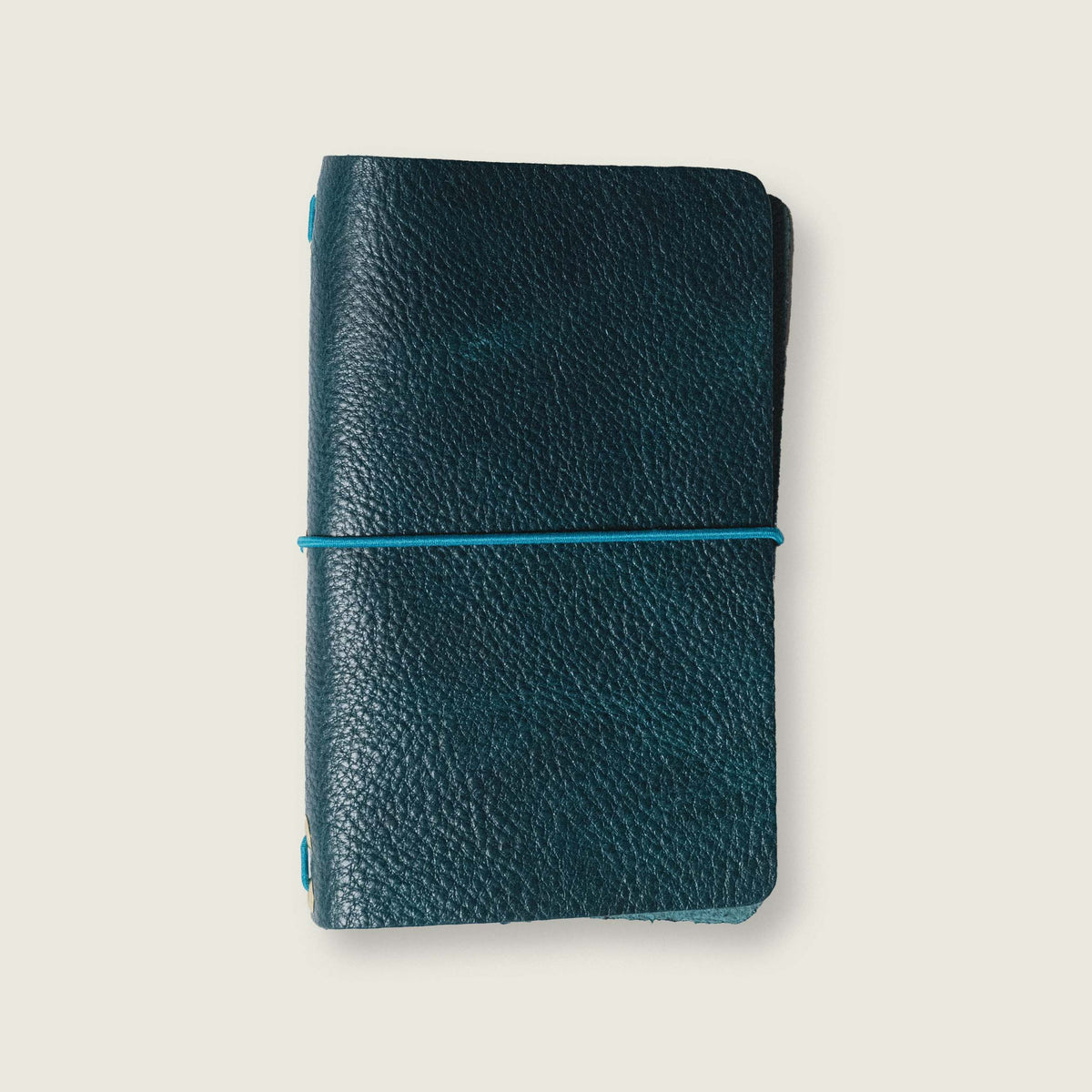 Dark Teal Bulldog Travel Notebook