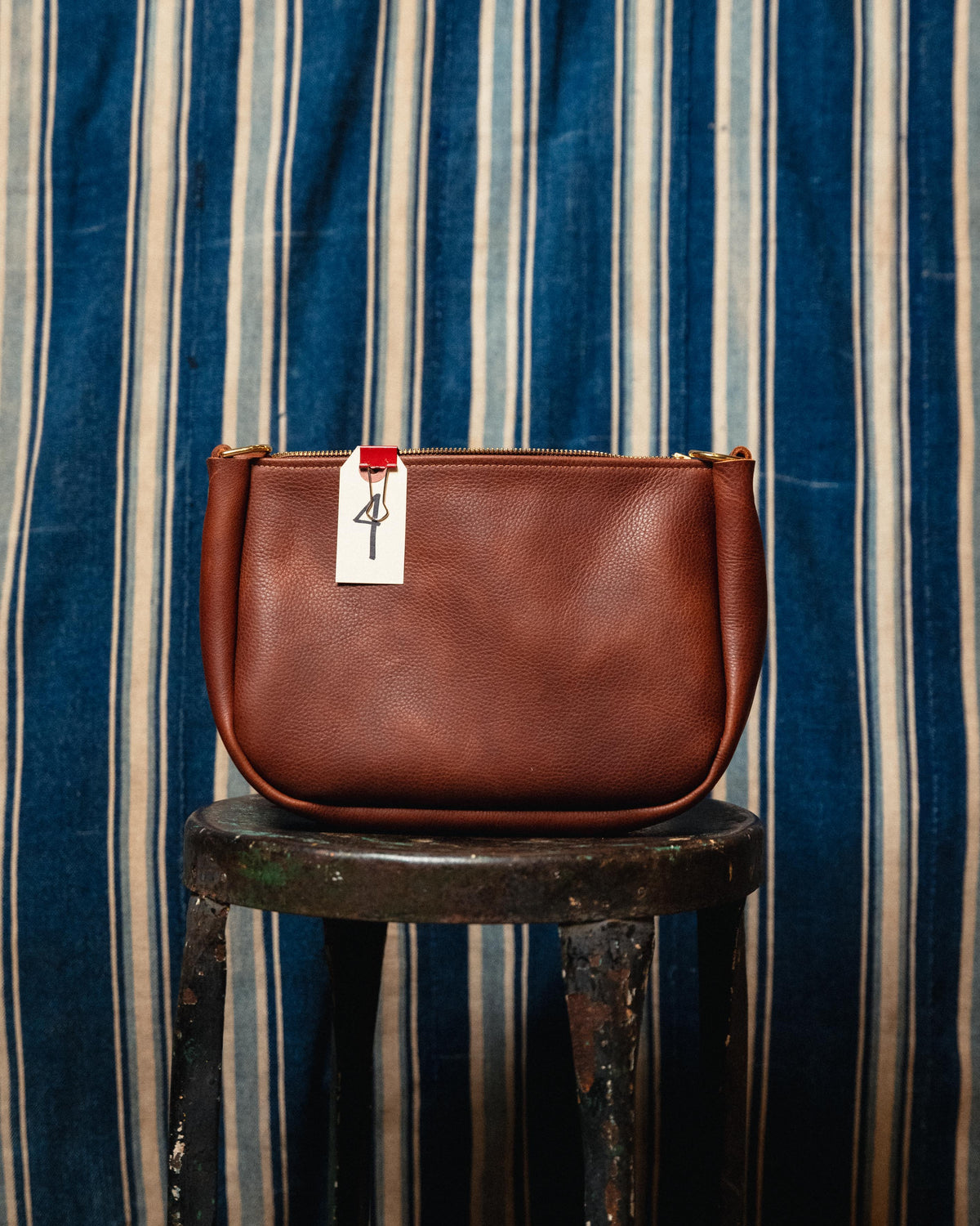 4. Tan Horween Medium Crossbody Bag