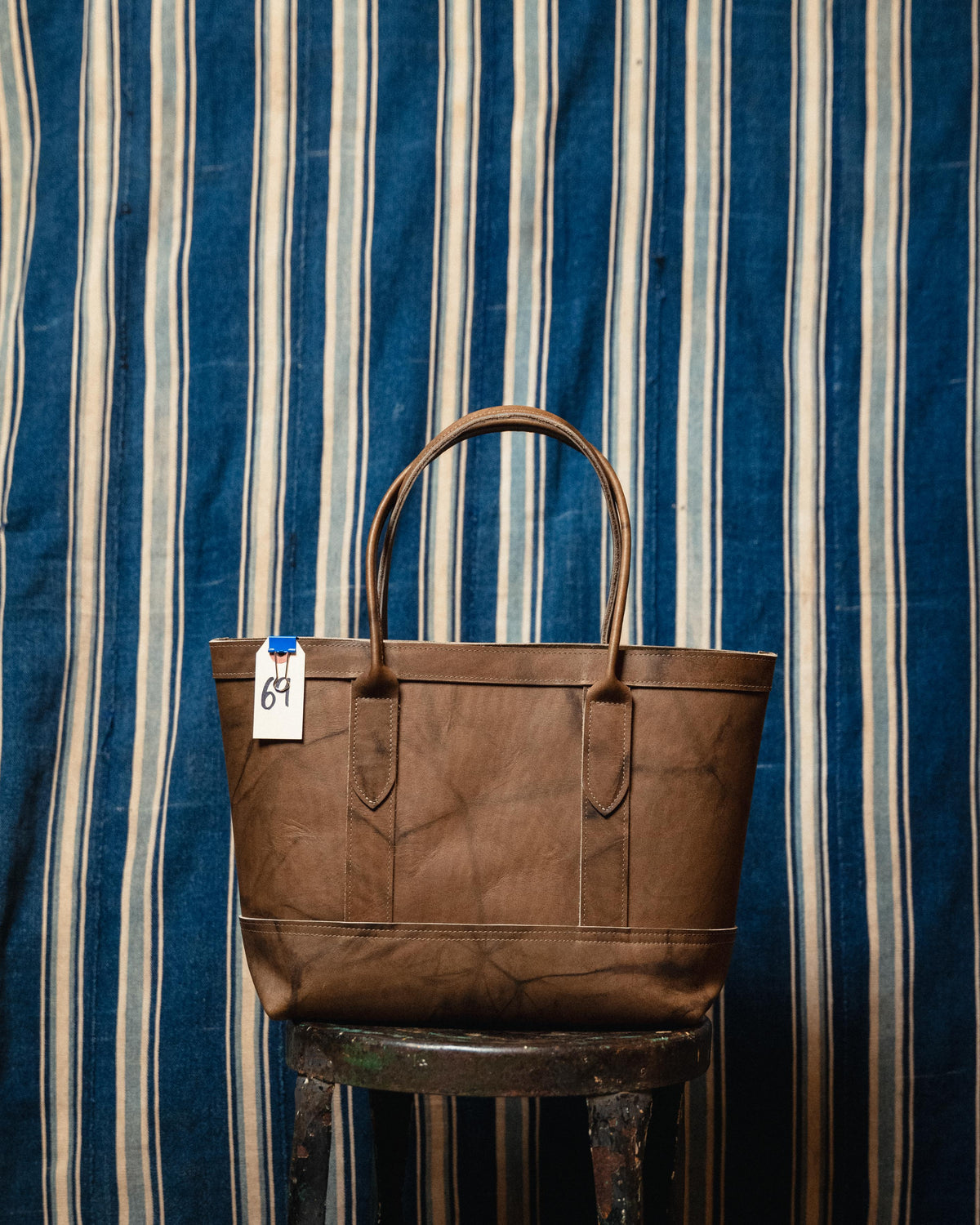 69. Olive Crunch Mini East West Flagship Tote