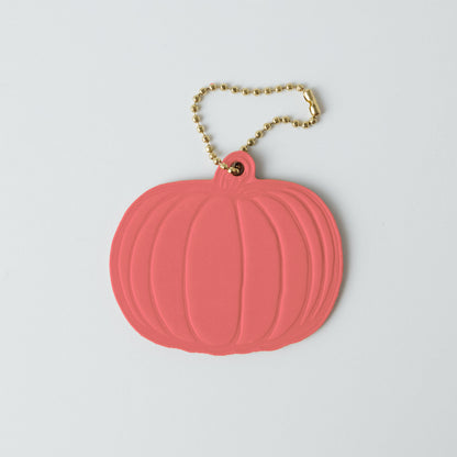 Leather Pumpkin Tag- personalized luggage tags - custom luggage tags - KMM &amp; Co.