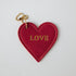 Love/Hate Leather Heart Tag- personalized luggage tags - custom luggage tags - KMM & Co.
