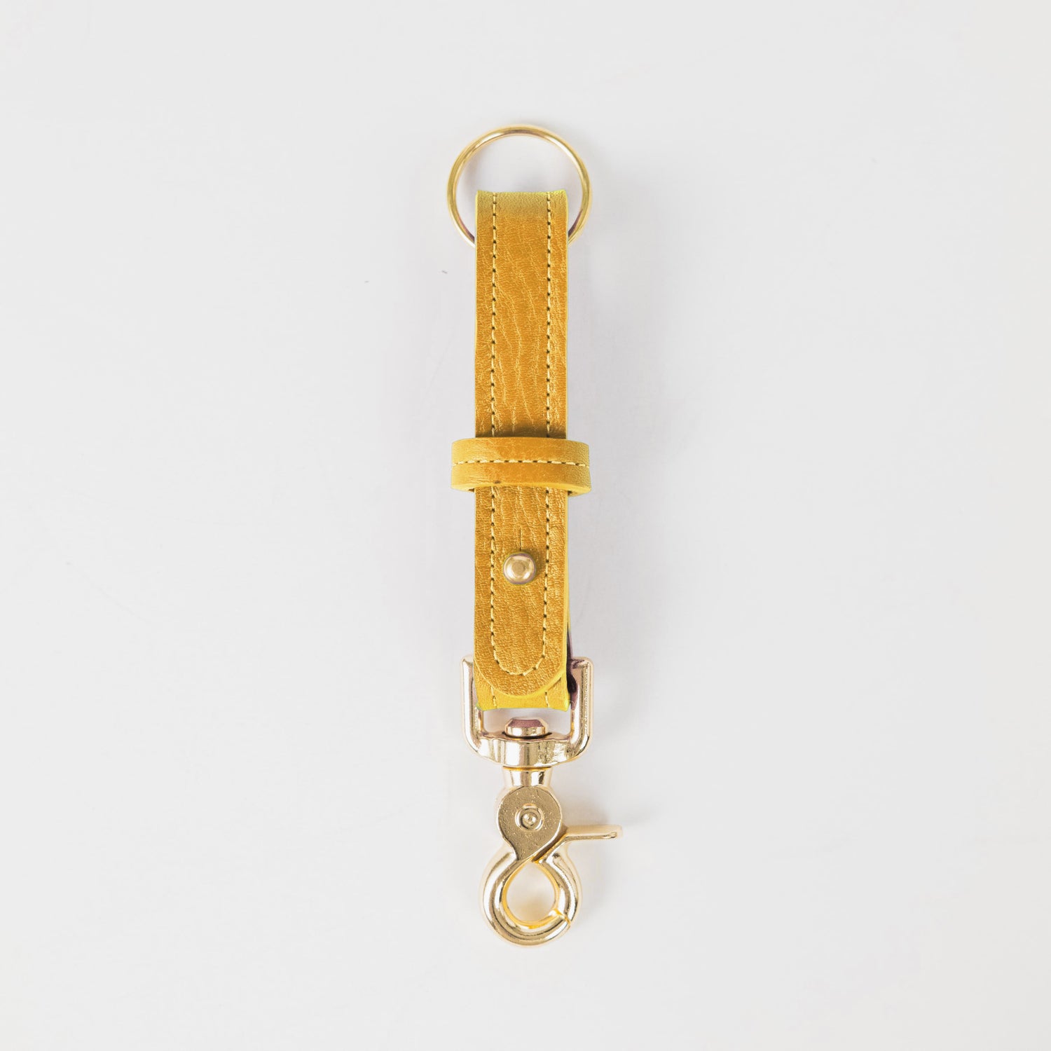 Marigold Cypress Key Lanyard- leather keychain for men and women - KMM &amp; Co.