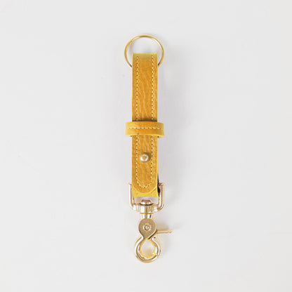 Marigold Cypress Key Lanyard- leather keychain for men and women - KMM &amp; Co.
