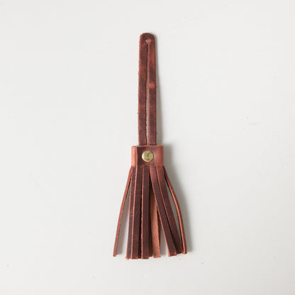 Mulberry Leather Tassel- leather tassel keychain - KMM &amp; Co.