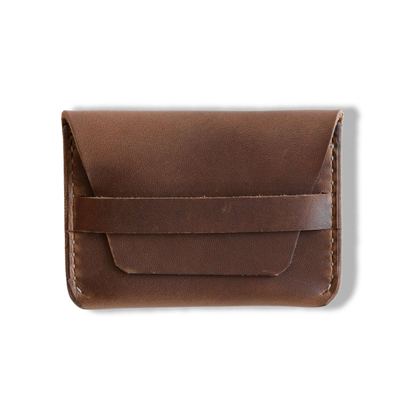 Natural Chromexcel Flap Wallet