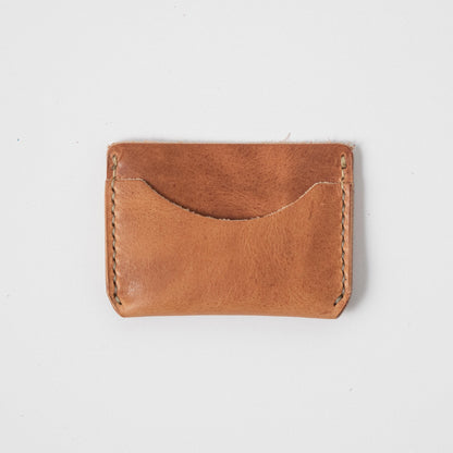 Natural Derby Card Case- mens leather wallet - leather wallets for women - KMM &amp; Co.