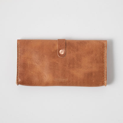 Natural Derby Clutch Wallet- leather clutch bag - leather handmade bags - KMM &amp; Co.