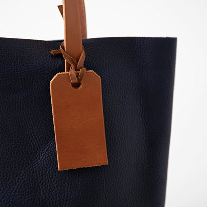 Navy Kodiak Tote- blue handbag handmade in America