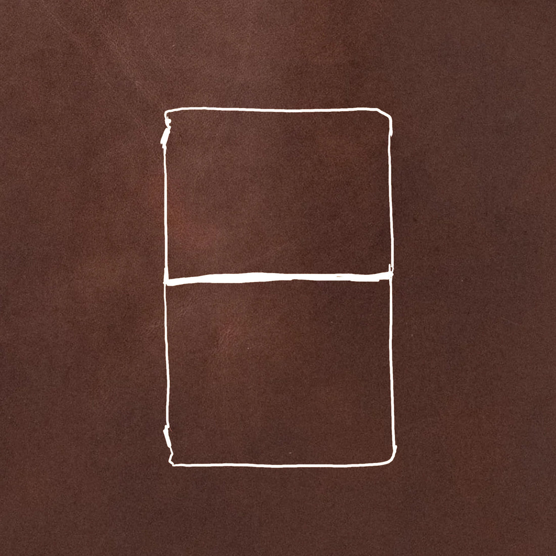 Oak Travel Notebook- leather journal - leather notebook - KMM &amp; Co.