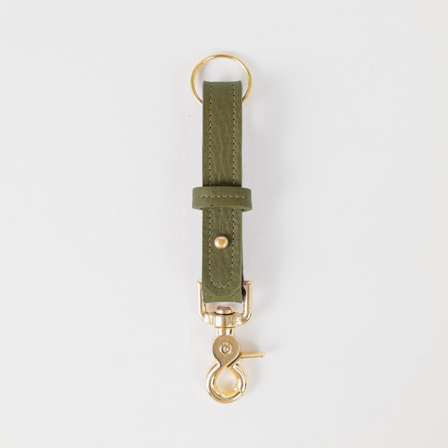 Olive Cypress Key Lanyard- leather keychain for men and women - KMM &amp; Co.