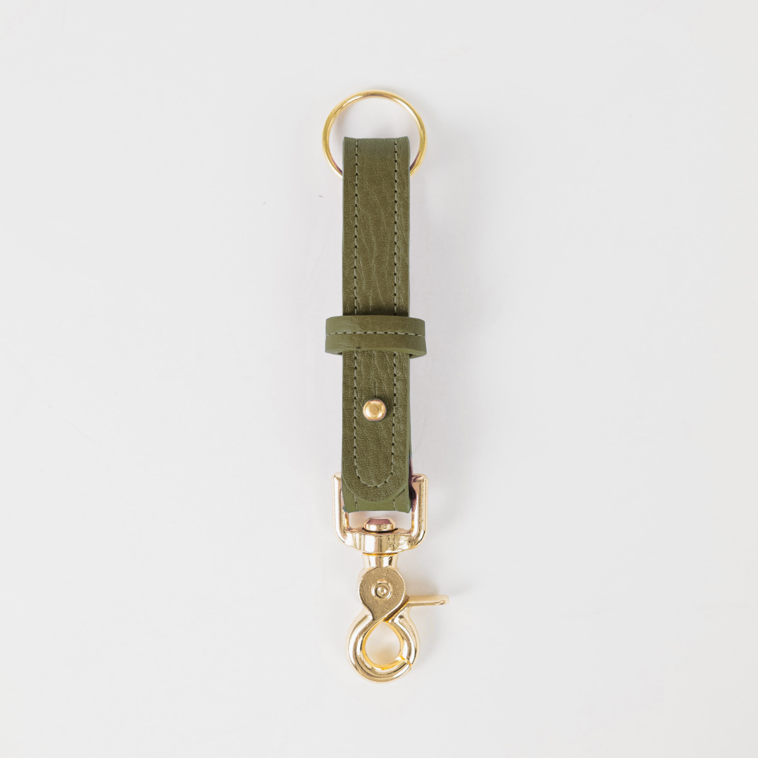 Olive Cypress Key Lanyard- leather keychain for men and women - KMM &amp; Co.