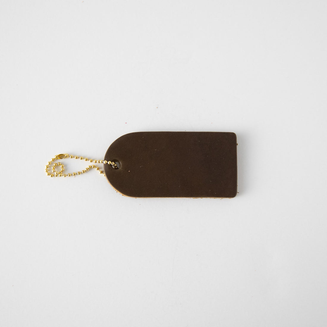 Olive Mini Leather Tag- personalized luggage tags - custom luggage tags - KMM &amp; Co.