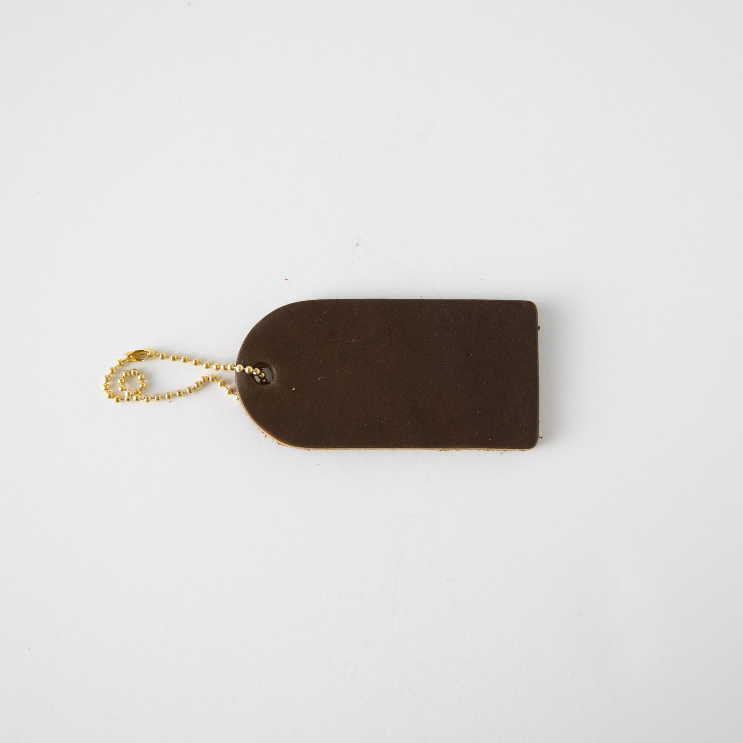 Olive Mini Leather Tag- personalized luggage tags - custom luggage tags - KMM &amp; Co.