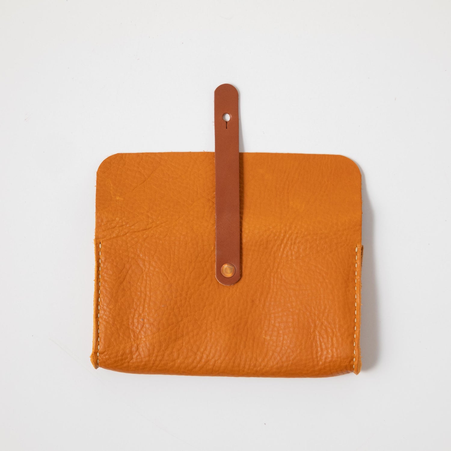 Orange Cypress Clutch Wallet- leather clutch bag - leather handmade bags - KMM &amp; Co.