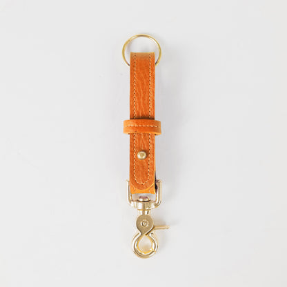 Orange Cypress Key Lanyard- leather keychain for men and women - KMM &amp; Co.