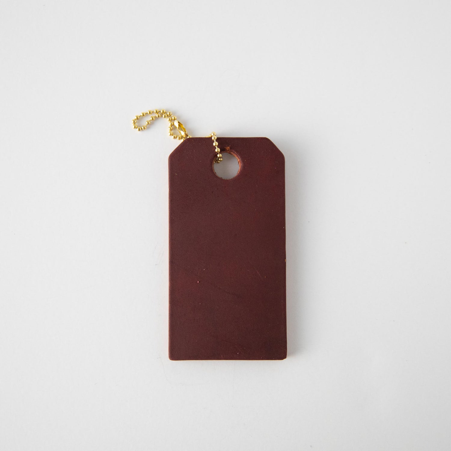Oxblood Leather Tag- personalized luggage tags - custom luggage tags - KMM &amp; Co.