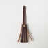 Oxblood Leather Tassel- leather tassel keychain - KMM & Co.