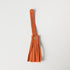 Paprika Leather Tassel- leather tassel keychain - KMM & Co.