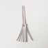 Pearl Leather Tassel- leather tassel keychain - KMM & Co.