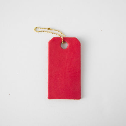 Pink Leather Tag- personalized luggage tags - custom luggage tags - KMM &amp; Co.
